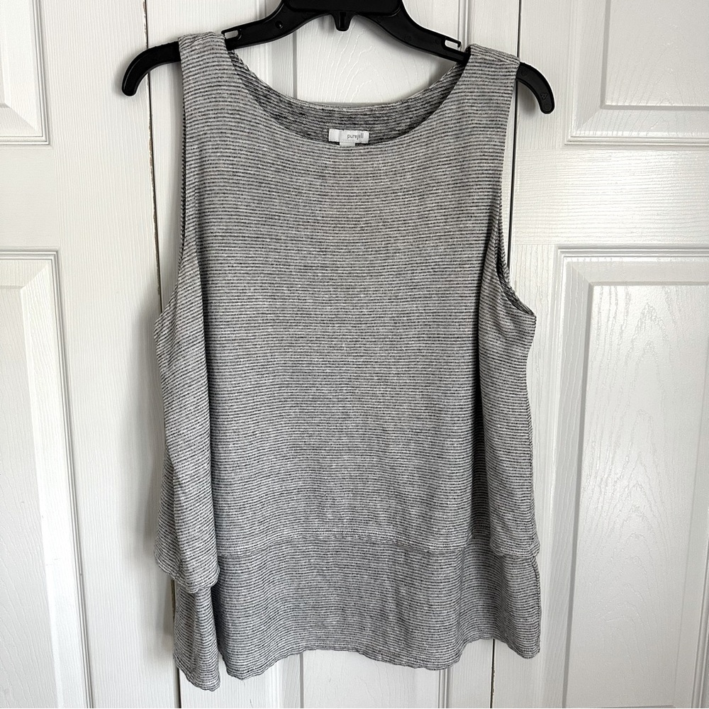 Gray Sleeveless Women's Top